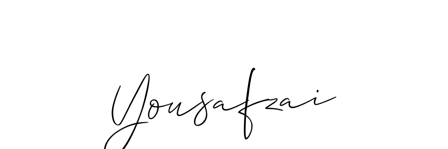 Yousafzai stylish signature style. Best Handwritten Sign (Allison_Script) for my name. Handwritten Signature Collection Ideas for my name Yousafzai. Yousafzai signature style 2 images and pictures png