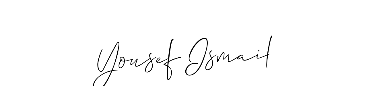 Make a beautiful signature design for name Yousef Ismail. Use this online signature maker to create a handwritten signature for free. Yousef Ismail signature style 2 images and pictures png