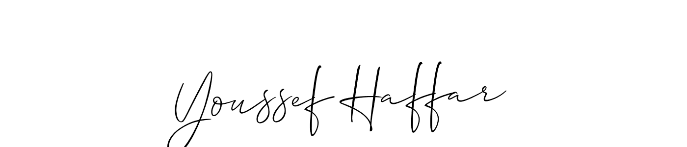 It looks lik you need a new signature style for name Youssef Haffar. Design unique handwritten (Allison_Script) signature with our free signature maker in just a few clicks. Youssef Haffar signature style 2 images and pictures png