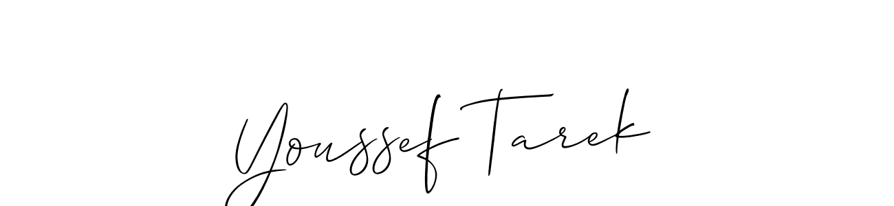 if you are searching for the best signature style for your name Youssef Tarek. so please give up your signature search. here we have designed multiple signature styles  using Allison_Script. Youssef Tarek signature style 2 images and pictures png