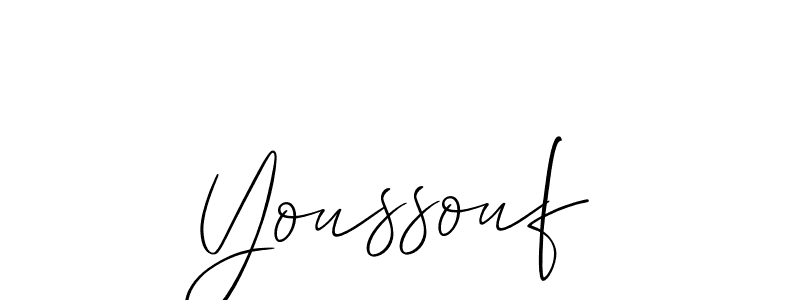 Also You can easily find your signature by using the search form. We will create Youssouf name handwritten signature images for you free of cost using Allison_Script sign style. Youssouf signature style 2 images and pictures png