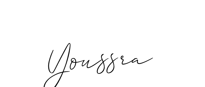 Allison_Script is a professional signature style that is perfect for those who want to add a touch of class to their signature. It is also a great choice for those who want to make their signature more unique. Get Youssra name to fancy signature for free. Youssra signature style 2 images and pictures png