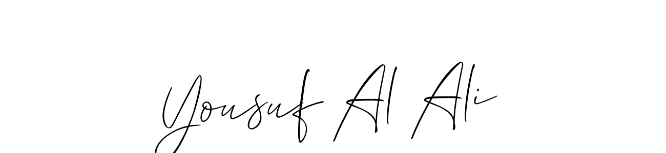 Similarly Allison_Script is the best handwritten signature design. Signature creator online .You can use it as an online autograph creator for name Yousuf Al Ali. Yousuf Al Ali signature style 2 images and pictures png