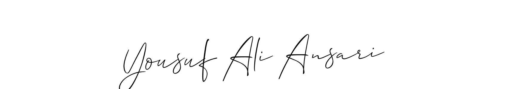 Here are the top 10 professional signature styles for the name Yousuf Ali Ansari. These are the best autograph styles you can use for your name. Yousuf Ali Ansari signature style 2 images and pictures png