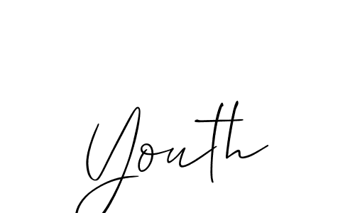 It looks lik you need a new signature style for name Youth. Design unique handwritten (Allison_Script) signature with our free signature maker in just a few clicks. Youth signature style 2 images and pictures png