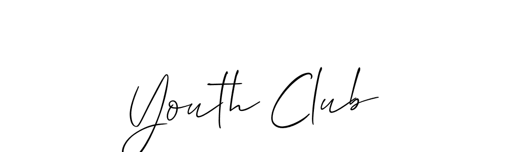 Check out images of Autograph of Youth Club name. Actor Youth Club Signature Style. Allison_Script is a professional sign style online. Youth Club signature style 2 images and pictures png