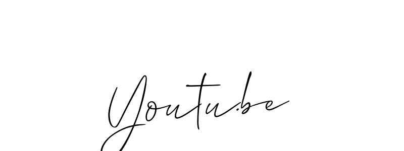 You should practise on your own different ways (Allison_Script) to write your name (Youtu.be) in signature. don't let someone else do it for you. Youtu.be signature style 2 images and pictures png