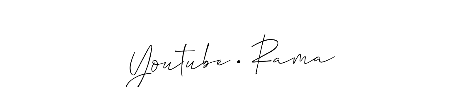 Youtube • Rama stylish signature style. Best Handwritten Sign (Allison_Script) for my name. Handwritten Signature Collection Ideas for my name Youtube • Rama. Youtube • Rama signature style 2 images and pictures png