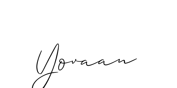 Best and Professional Signature Style for Yovaan. Allison_Script Best Signature Style Collection. Yovaan signature style 2 images and pictures png