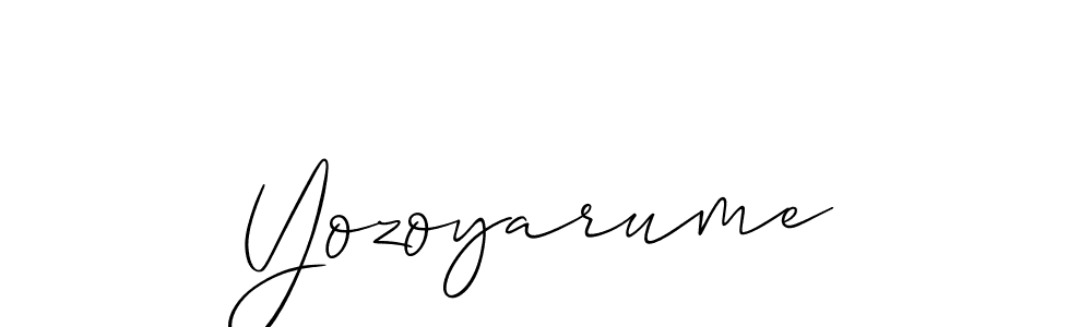 Once you've used our free online signature maker to create your best signature Allison_Script style, it's time to enjoy all of the benefits that Yozoyarume name signing documents. Yozoyarume signature style 2 images and pictures png