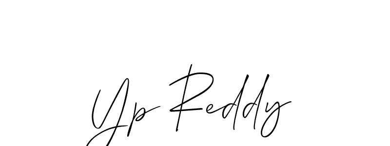 Yp Reddy stylish signature style. Best Handwritten Sign (Allison_Script) for my name. Handwritten Signature Collection Ideas for my name Yp Reddy. Yp Reddy signature style 2 images and pictures png