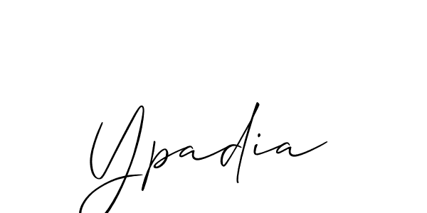 Make a beautiful signature design for name Ypadia. Use this online signature maker to create a handwritten signature for free. Ypadia signature style 2 images and pictures png