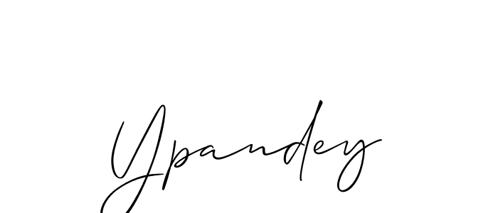 Similarly Allison_Script is the best handwritten signature design. Signature creator online .You can use it as an online autograph creator for name Ypandey. Ypandey signature style 2 images and pictures png