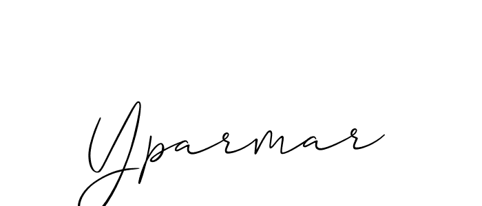 Also You can easily find your signature by using the search form. We will create Yparmar name handwritten signature images for you free of cost using Allison_Script sign style. Yparmar signature style 2 images and pictures png