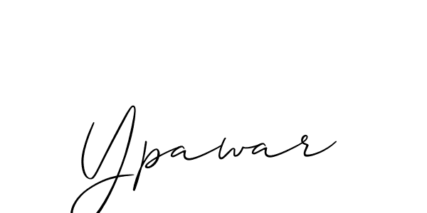 You should practise on your own different ways (Allison_Script) to write your name (Ypawar) in signature. don't let someone else do it for you. Ypawar signature style 2 images and pictures png