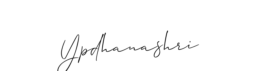 The best way (Allison_Script) to make a short signature is to pick only two or three words in your name. The name Ypdhanashri include a total of six letters. For converting this name. Ypdhanashri signature style 2 images and pictures png