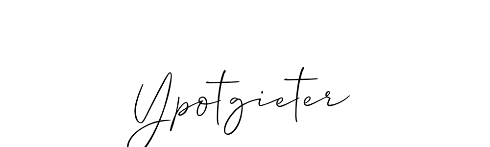 How to make Ypotgieter signature? Allison_Script is a professional autograph style. Create handwritten signature for Ypotgieter name. Ypotgieter signature style 2 images and pictures png