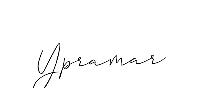 Make a short Ypramar signature style. Manage your documents anywhere anytime using Allison_Script. Create and add eSignatures, submit forms, share and send files easily. Ypramar signature style 2 images and pictures png