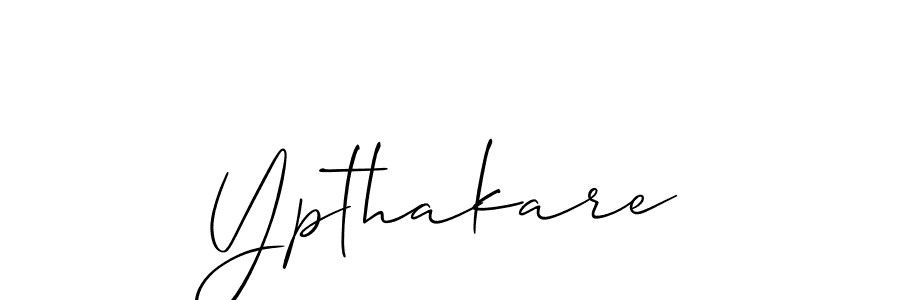 It looks lik you need a new signature style for name Ypthakare. Design unique handwritten (Allison_Script) signature with our free signature maker in just a few clicks. Ypthakare signature style 2 images and pictures png