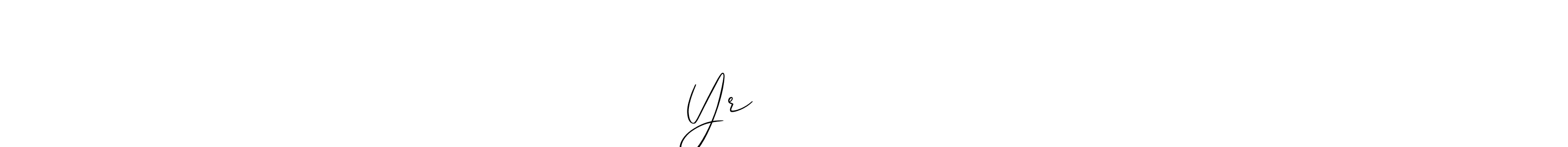 Design your own signature with our free online signature maker. With this signature software, you can create a handwritten (Allison_Script) signature for name Yrबांदिवडेकर. Yrबांदिवडेकर signature style 2 images and pictures png