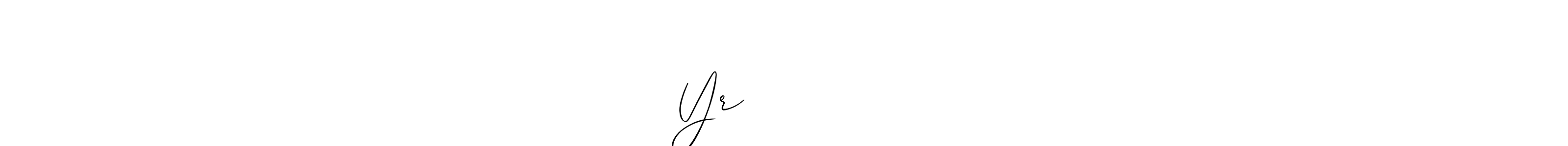 How to Draw Yrबांदिवडेकर signature style? Allison_Script is a latest design signature styles for name Yrबांदिवडेकर. Yrबांदिवडेकर signature style 2 images and pictures png