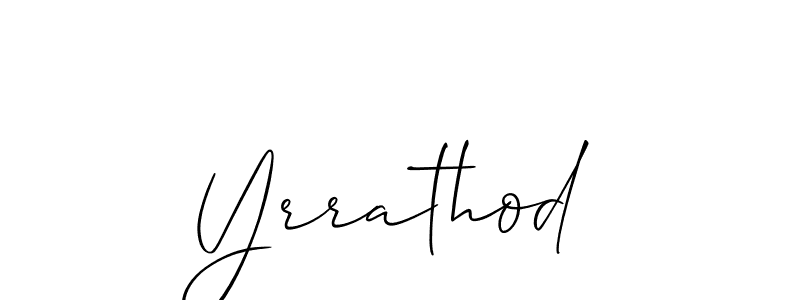 Similarly Allison_Script is the best handwritten signature design. Signature creator online .You can use it as an online autograph creator for name Yrrathod. Yrrathod signature style 2 images and pictures png