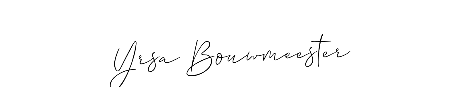 See photos of Yrsa Bouwmeester official signature by Spectra . Check more albums & portfolios. Read reviews & check more about Allison_Script font. Yrsa Bouwmeester signature style 2 images and pictures png