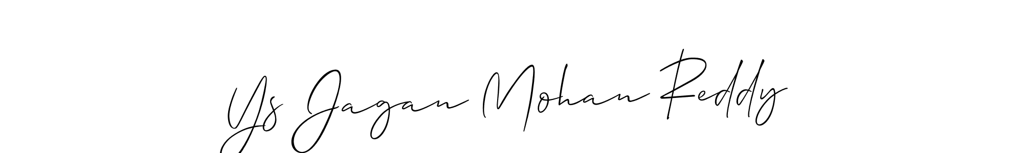 Design your own signature with our free online signature maker. With this signature software, you can create a handwritten (Allison_Script) signature for name Ys Jagan Mohan Reddy. Ys Jagan Mohan Reddy signature style 2 images and pictures png