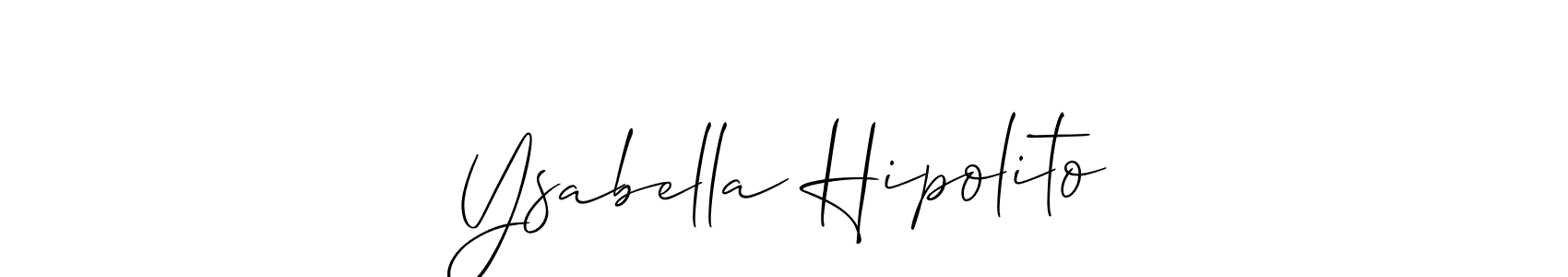 You can use this online signature creator to create a handwritten signature for the name Ysabella Hipolito. This is the best online autograph maker. Ysabella Hipolito signature style 2 images and pictures png