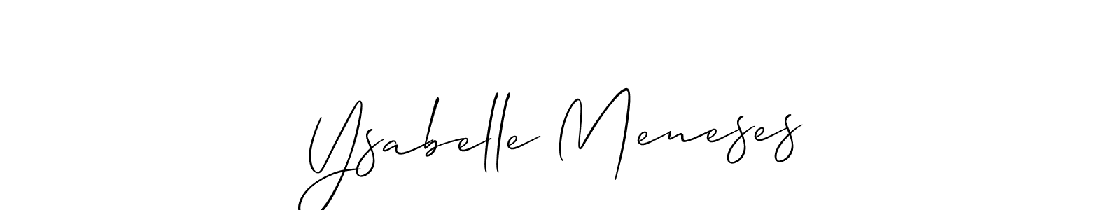 How to Draw Ysabelle Meneses signature style? Allison_Script is a latest design signature styles for name Ysabelle Meneses. Ysabelle Meneses signature style 2 images and pictures png