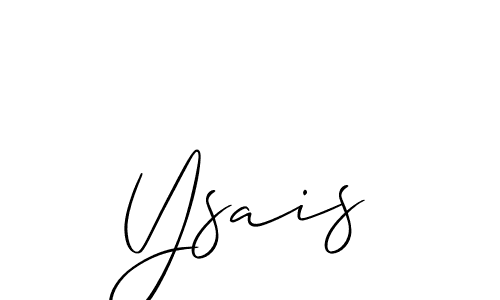 It looks lik you need a new signature style for name Ysais. Design unique handwritten (Allison_Script) signature with our free signature maker in just a few clicks. Ysais signature style 2 images and pictures png