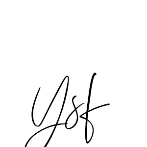 Best and Professional Signature Style for Ysf. Allison_Script Best Signature Style Collection. Ysf signature style 2 images and pictures png