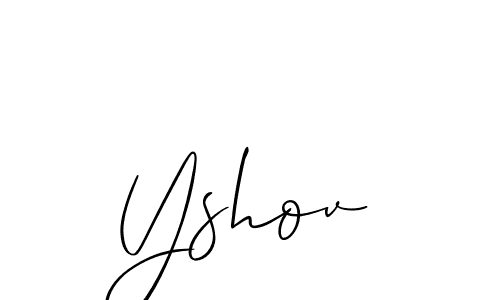 Make a short Yshov signature style. Manage your documents anywhere anytime using Allison_Script. Create and add eSignatures, submit forms, share and send files easily. Yshov signature style 2 images and pictures png