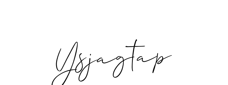 Similarly Allison_Script is the best handwritten signature design. Signature creator online .You can use it as an online autograph creator for name Ysjagtap. Ysjagtap signature style 2 images and pictures png