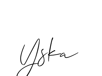You can use this online signature creator to create a handwritten signature for the name Yska. This is the best online autograph maker. Yska signature style 2 images and pictures png