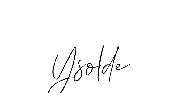 How to Draw Ysolde signature style? Allison_Script is a latest design signature styles for name Ysolde. Ysolde signature style 2 images and pictures png