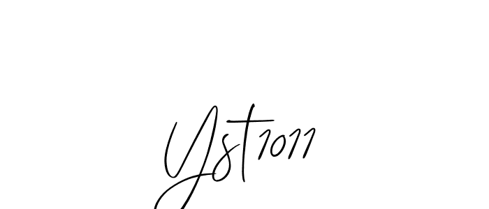 Make a beautiful signature design for name Yst1011. Use this online signature maker to create a handwritten signature for free. Yst1011 signature style 2 images and pictures png