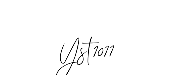 Make a beautiful signature design for name Yst1011. Use this online signature maker to create a handwritten signature for free. Yst1011 signature style 2 images and pictures png