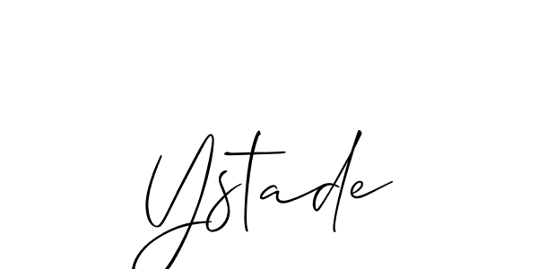 Ystade stylish signature style. Best Handwritten Sign (Allison_Script) for my name. Handwritten Signature Collection Ideas for my name Ystade. Ystade signature style 2 images and pictures png