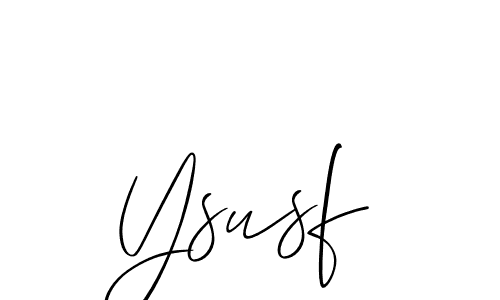 Create a beautiful signature design for name Ysusf. With this signature (Allison_Script) fonts, you can make a handwritten signature for free. Ysusf signature style 2 images and pictures png