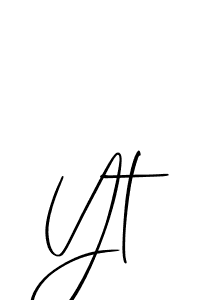 You can use this online signature creator to create a handwritten signature for the name Yt. This is the best online autograph maker. Yt signature style 2 images and pictures png