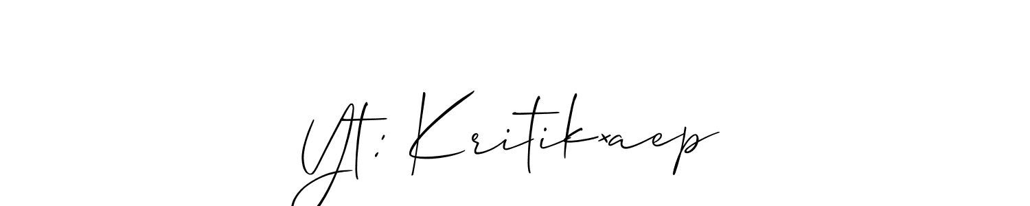 Make a short Yt: Kritik×aep signature style. Manage your documents anywhere anytime using Allison_Script. Create and add eSignatures, submit forms, share and send files easily. Yt: Kritik×aep signature style 2 images and pictures png