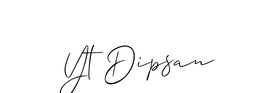 You can use this online signature creator to create a handwritten signature for the name Yt Dipsan. This is the best online autograph maker. Yt Dipsan signature style 2 images and pictures png