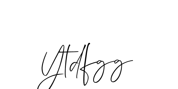 How to make Ytdfgg name signature. Use Allison_Script style for creating short signs online. This is the latest handwritten sign. Ytdfgg signature style 2 images and pictures png