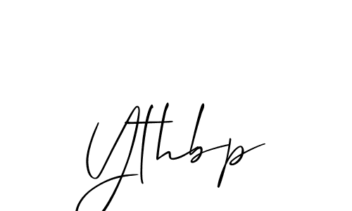 The best way (Allison_Script) to make a short signature is to pick only two or three words in your name. The name Ythbp include a total of six letters. For converting this name. Ythbp signature style 2 images and pictures png