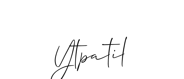 Make a beautiful signature design for name Ytpatil. Use this online signature maker to create a handwritten signature for free. Ytpatil signature style 2 images and pictures png