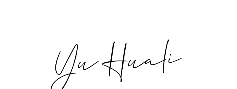 Make a short Yu Huali signature style. Manage your documents anywhere anytime using Allison_Script. Create and add eSignatures, submit forms, share and send files easily. Yu Huali signature style 2 images and pictures png