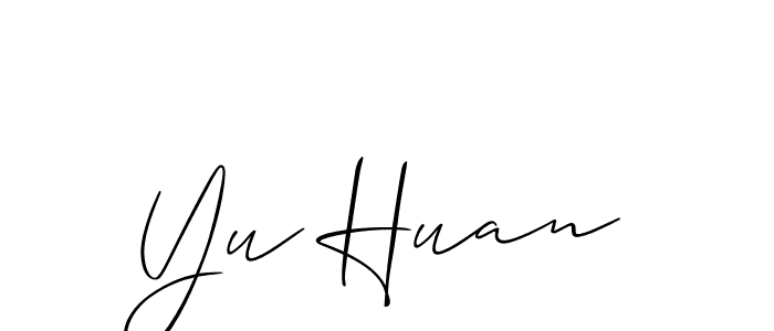 Similarly Allison_Script is the best handwritten signature design. Signature creator online .You can use it as an online autograph creator for name Yu Huan. Yu Huan signature style 2 images and pictures png