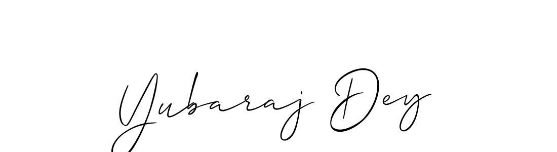 Yubaraj Dey stylish signature style. Best Handwritten Sign (Allison_Script) for my name. Handwritten Signature Collection Ideas for my name Yubaraj Dey. Yubaraj Dey signature style 2 images and pictures png