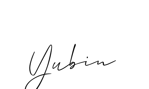 It looks lik you need a new signature style for name Yubin. Design unique handwritten (Allison_Script) signature with our free signature maker in just a few clicks. Yubin signature style 2 images and pictures png